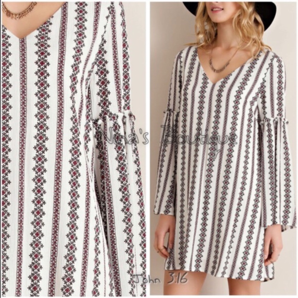 ❗️SALE❗️last one✔️Boho shift dress - Picture 2 of 3