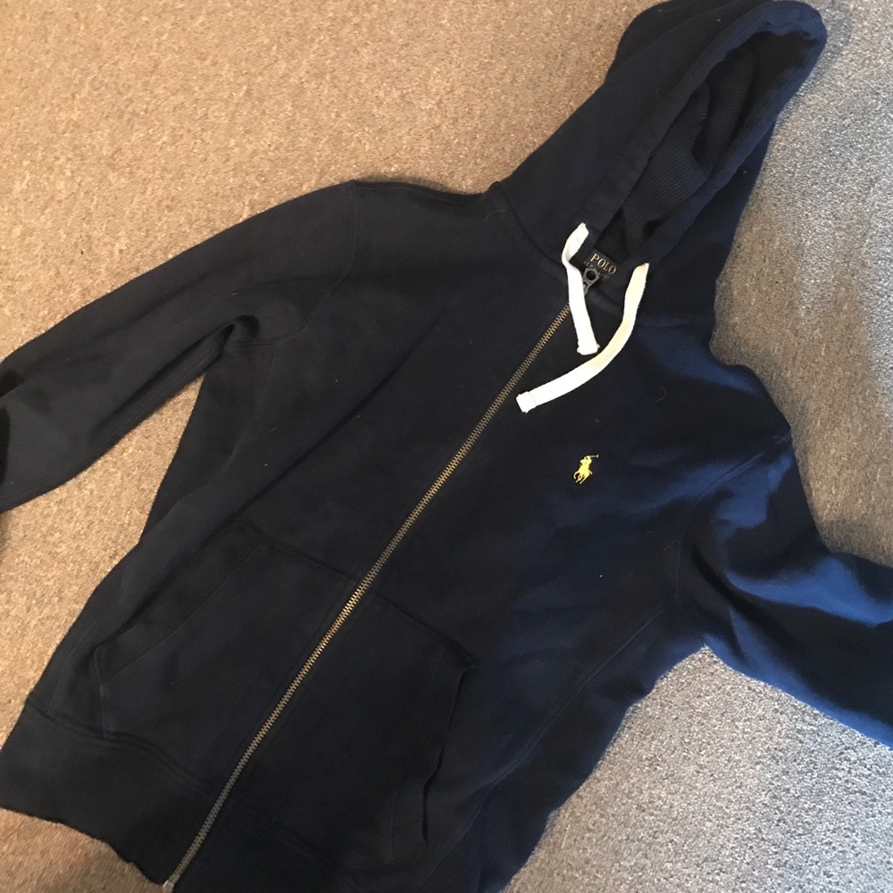 Ralph Lauren Polo hoodie Medium Blue ✔️🔥🏅
