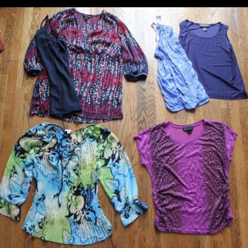 Set of 4 blouses Lane Bryant sz 14-16