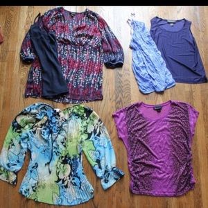 Set of 4 blouses Lane Bryant sz 14-16