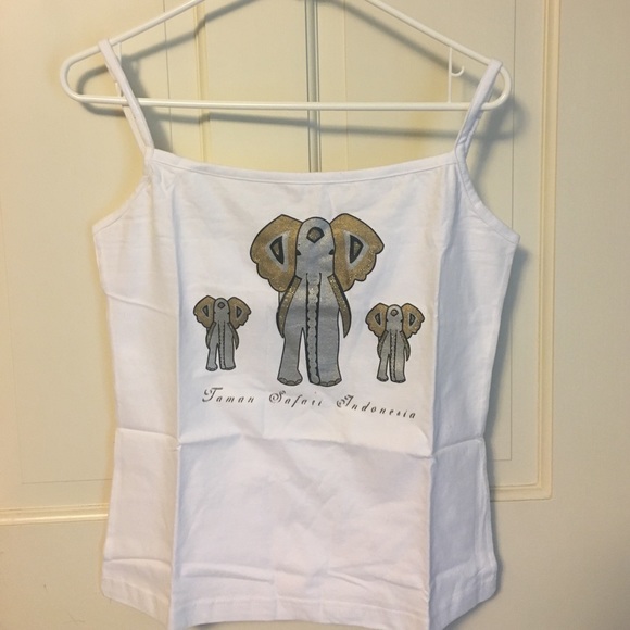 NWT cute elephant tank top from Bali - Picture 1 of 8