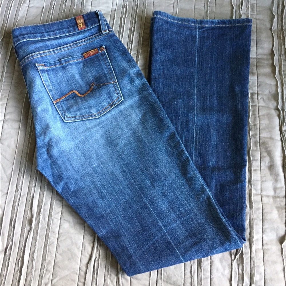 ***SOLD***7 For All Mankind Bootcut Jeans Size 28"