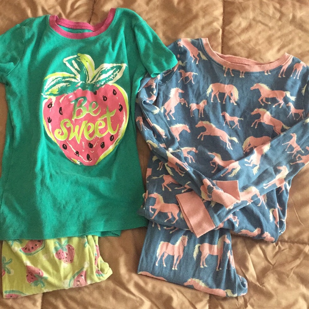 Girls size 10 PJ's