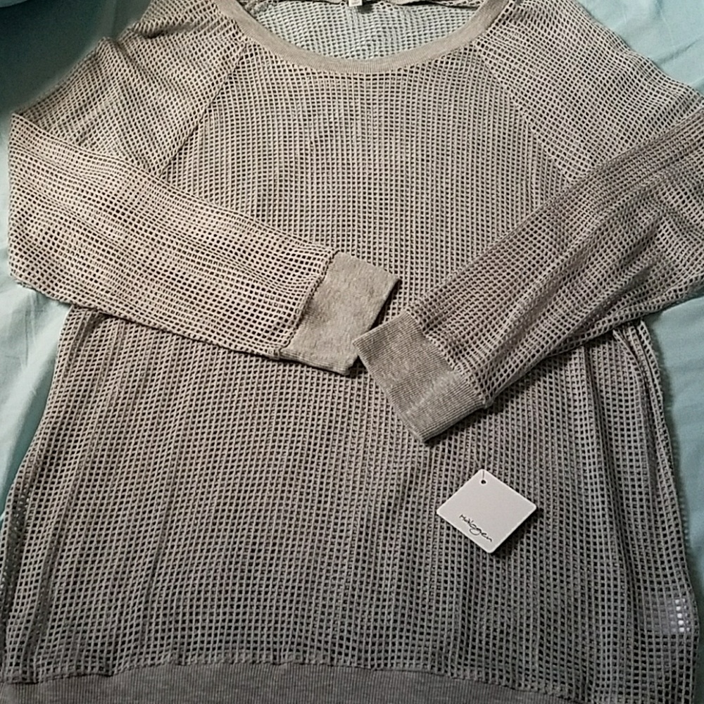 Open knit sweater NWT