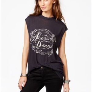 Free People adventure graphic tank XS