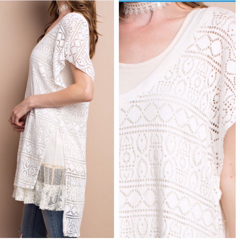 BEAUTIFUL CROCHET COVERUP - Picture 3 of 4