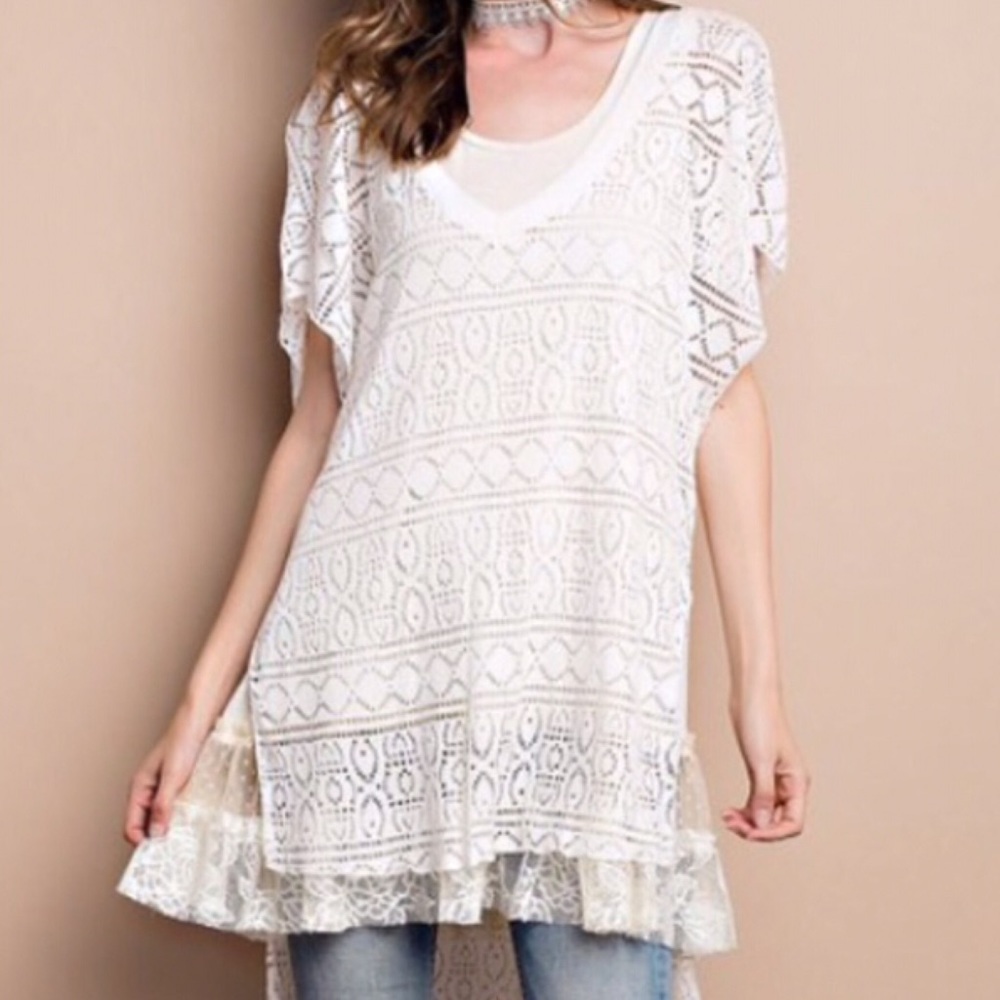 BEAUTIFUL CROCHET COVERUP - Picture 4 of 4