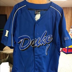 Duke Blue Devils Button Up Shirt Size M