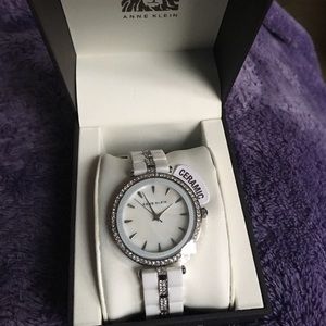 Anne Klein White Ceramic Watch