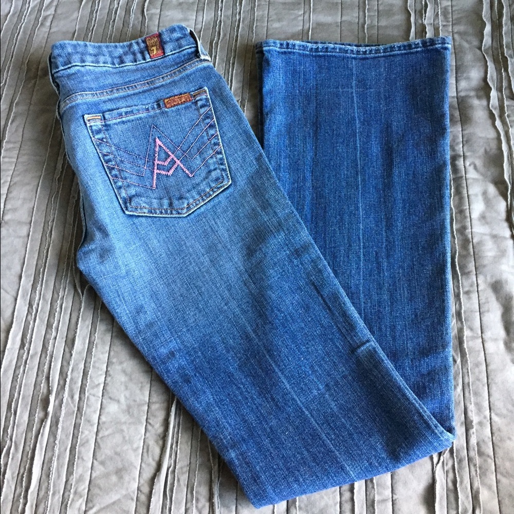 7 For All Mankind A Pocket Bootcut Size 27" Waist