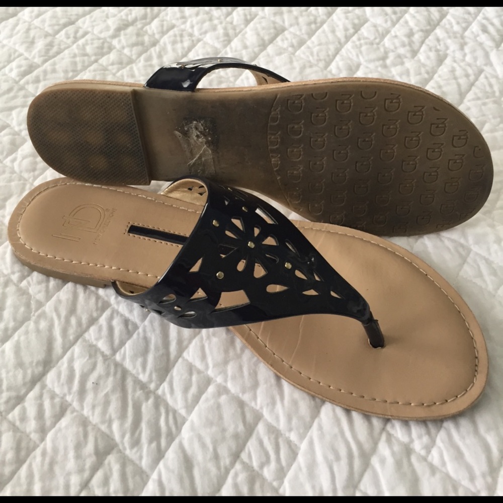 ✈️Navy Blue Sandals - Picture 2 of 2