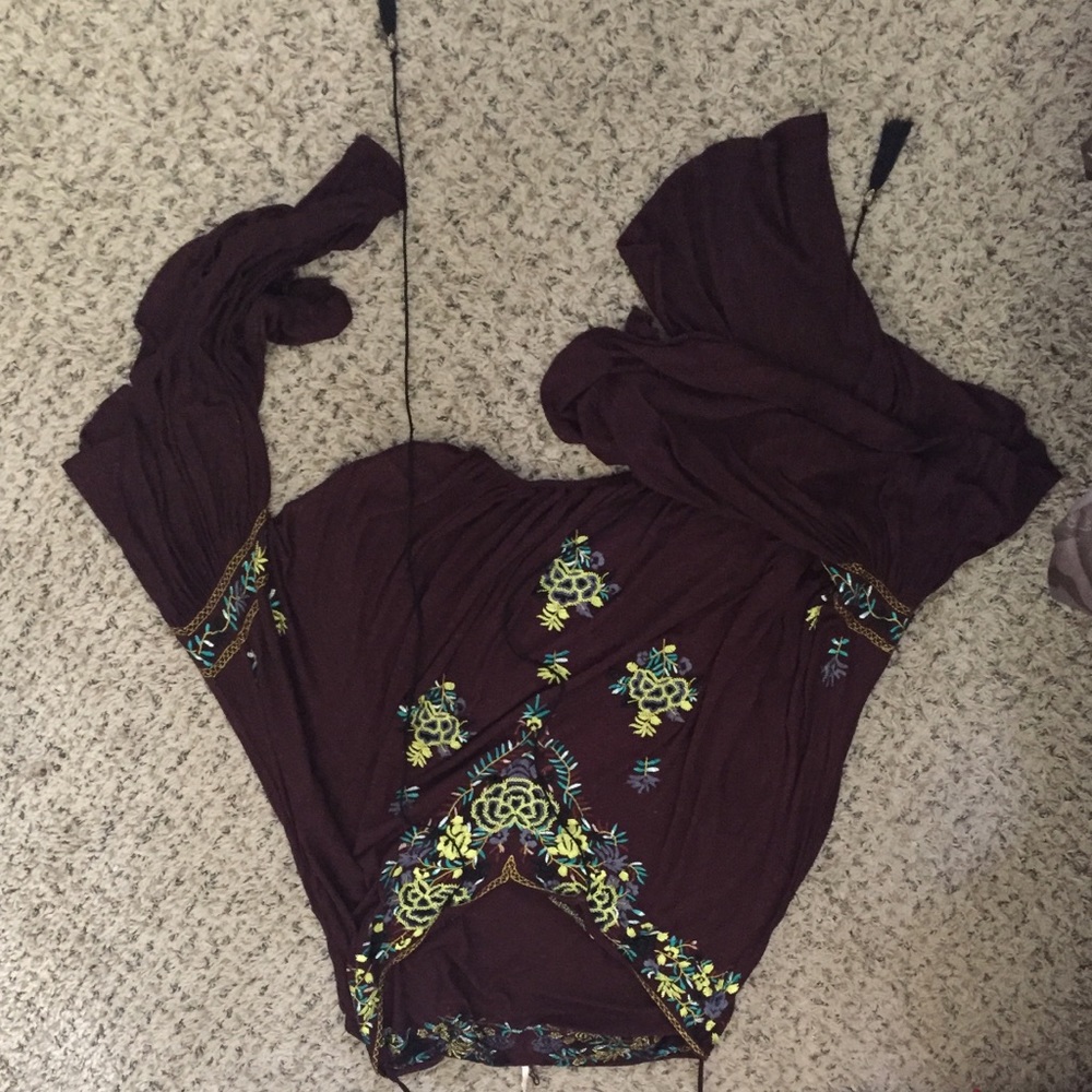Worn once free people boho top