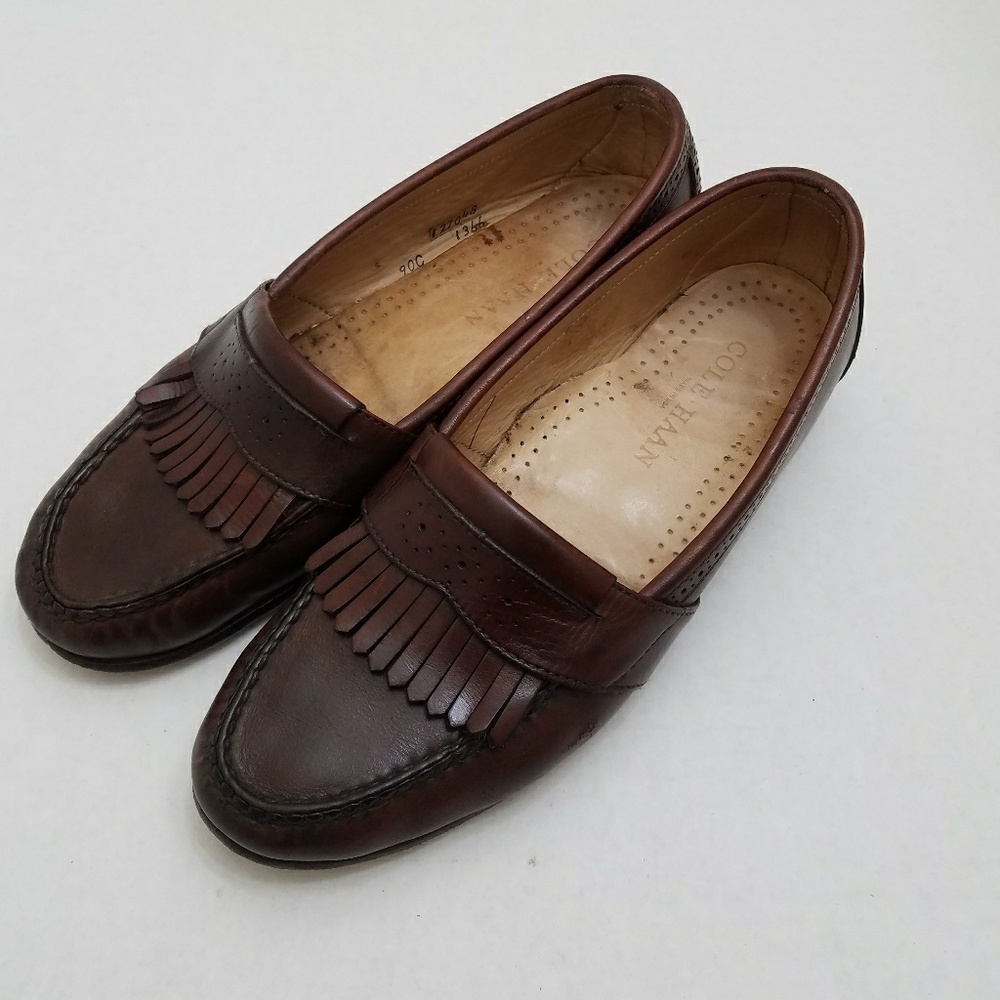 Vintage Cole haan Brown penny leather Loafers 8M