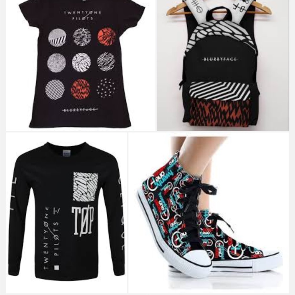 ISO Twenty One Pilots merch;