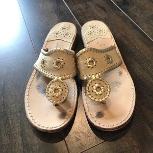 Jack Rogers Nantucket Gold Sandal