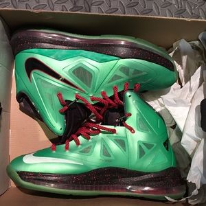 Lebron X size 10 (pretty much brand new)