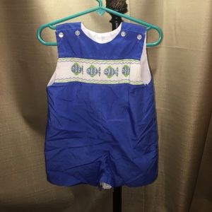 Royal blue Jon Jon with fish