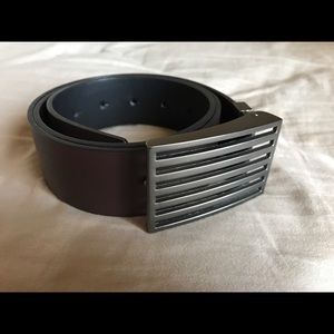 Ck reversible leather belt