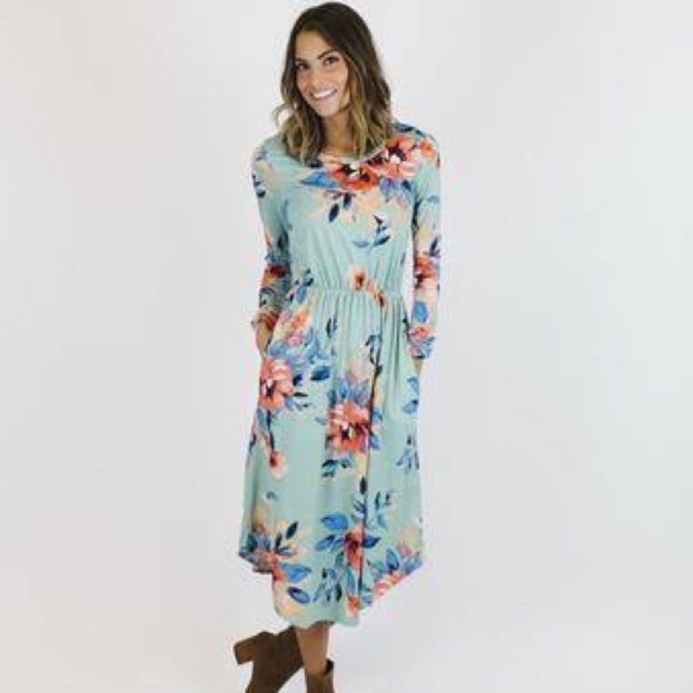 ‼️LAST ONE‼️ Blue Swing Dress