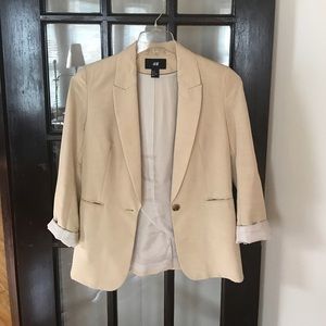 H&M tan blazer