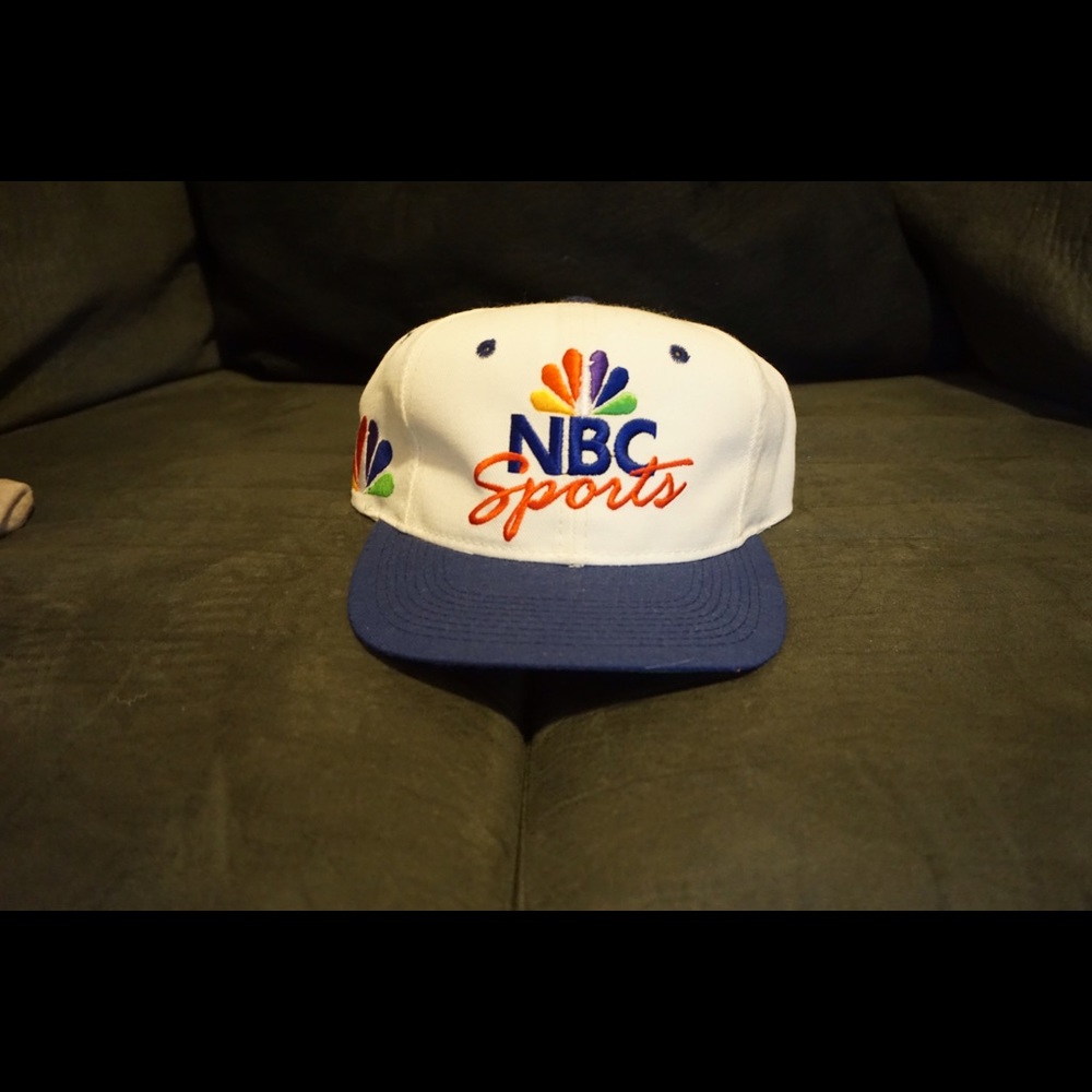 Vintage nbc sports snapback (green under brim)