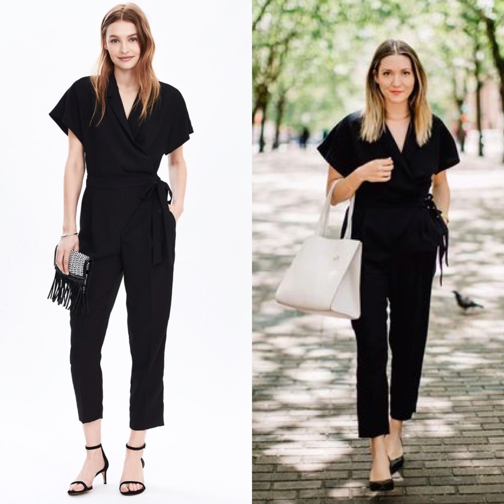 Banana Republic Tuxedo Ankle-Length Jumpsuit