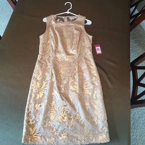 Vince Camuto, champagne and sequin dress.  NWT