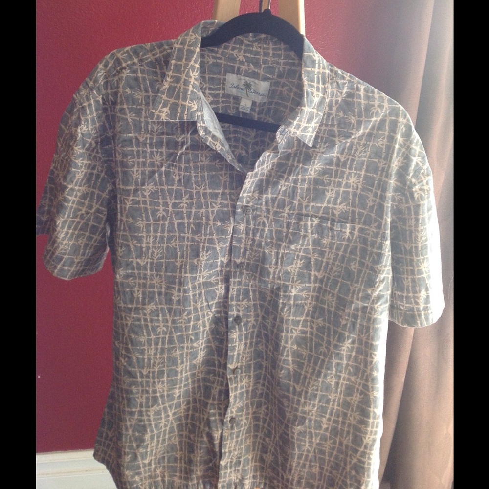 Island shores men short sleeves shirt