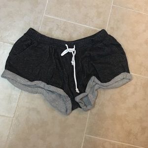 Drawstring Cotton Shorts