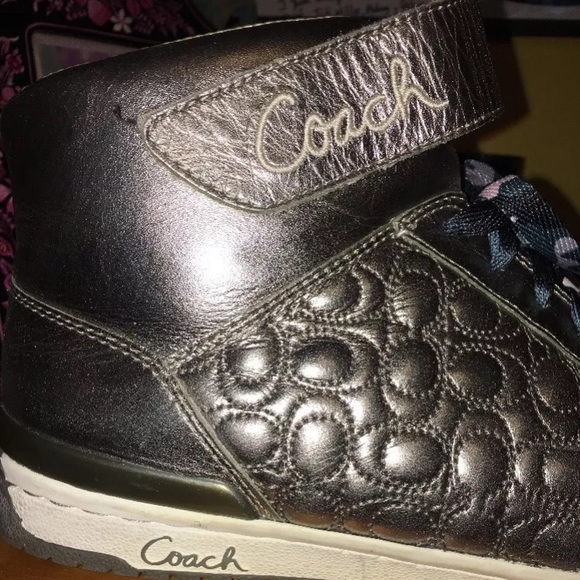 Pre-owned High Toppers in Silver - Picture 2 of 8