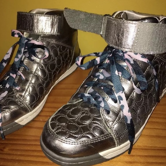 Pre-owned High Toppers in Silver - Picture 7 of 8