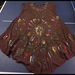 Brown summer dress