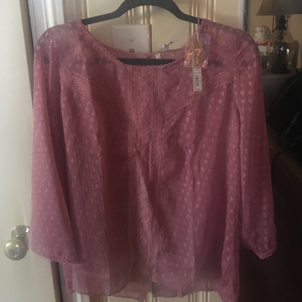 Sheer blouse