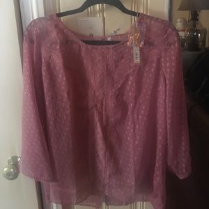 Sheer blouse