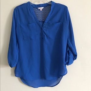 Candies semi sheer blouse