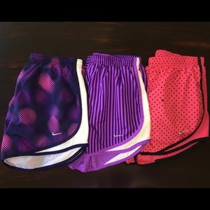 Nike DRI-FIT Running Shorts w/Lining Sz Small LOT