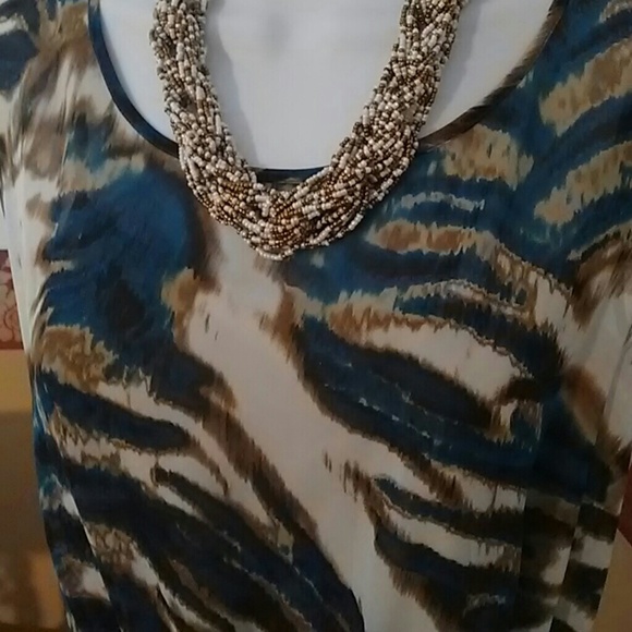 Mac + Jac Chiffon Dress NWOT - Picture 3 of 3