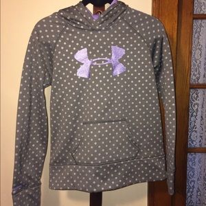 Grey/Purple Under Armour Sweatshirt