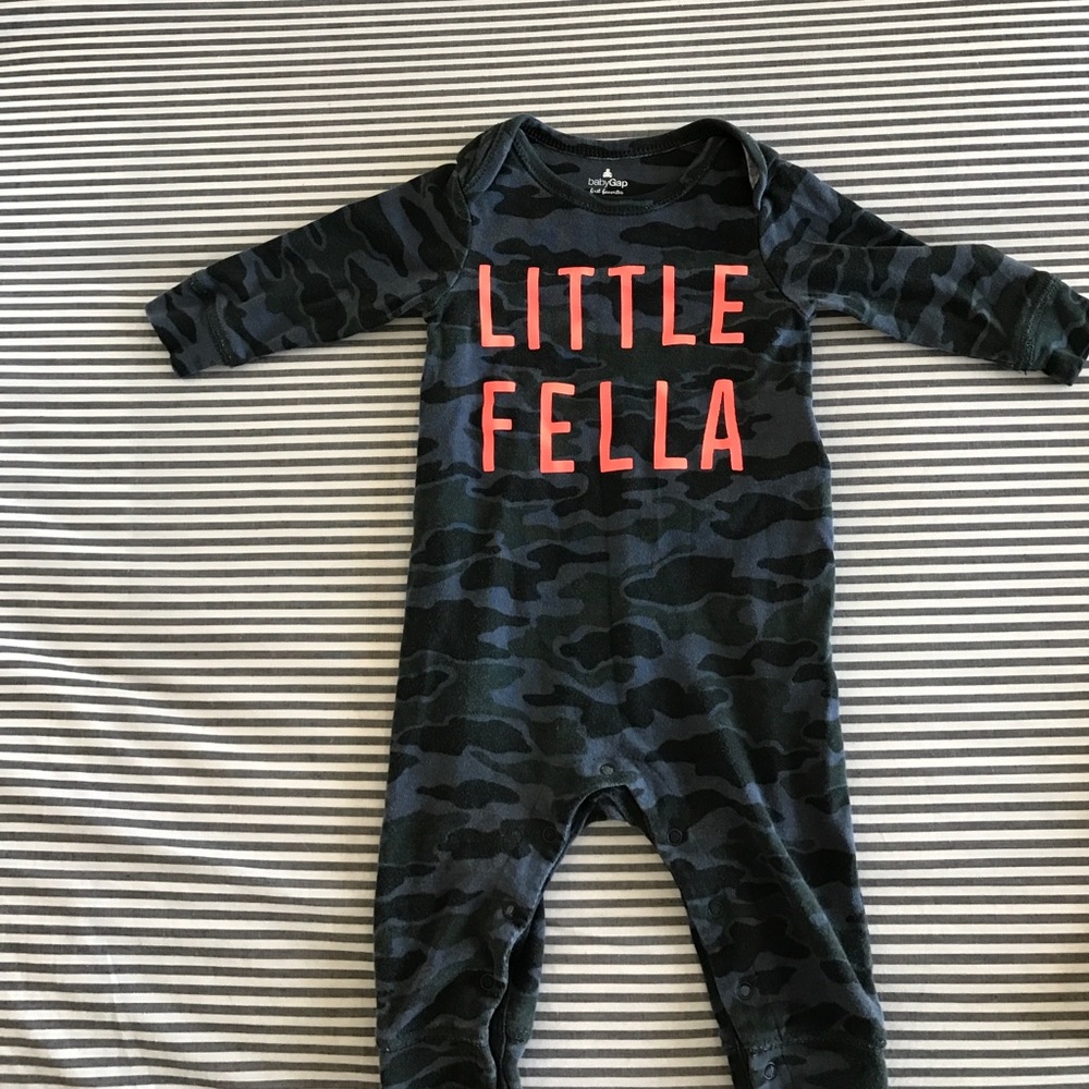 Little fella camo onsie