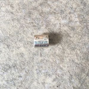 Pandora love letter charm