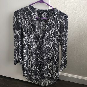 Half button down shirt