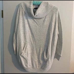 Gray cowl neck sweater from stitch fix!
