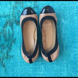 JCREW two tone ballet flats