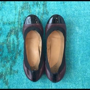 JCREW two tone ballet flats