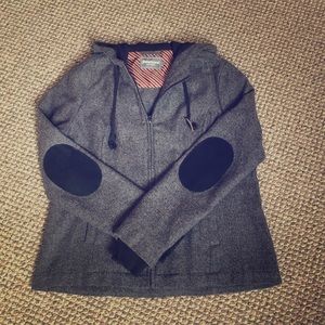 Betabrand jacket in herringbone, size large.