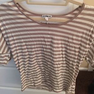Express striped tee