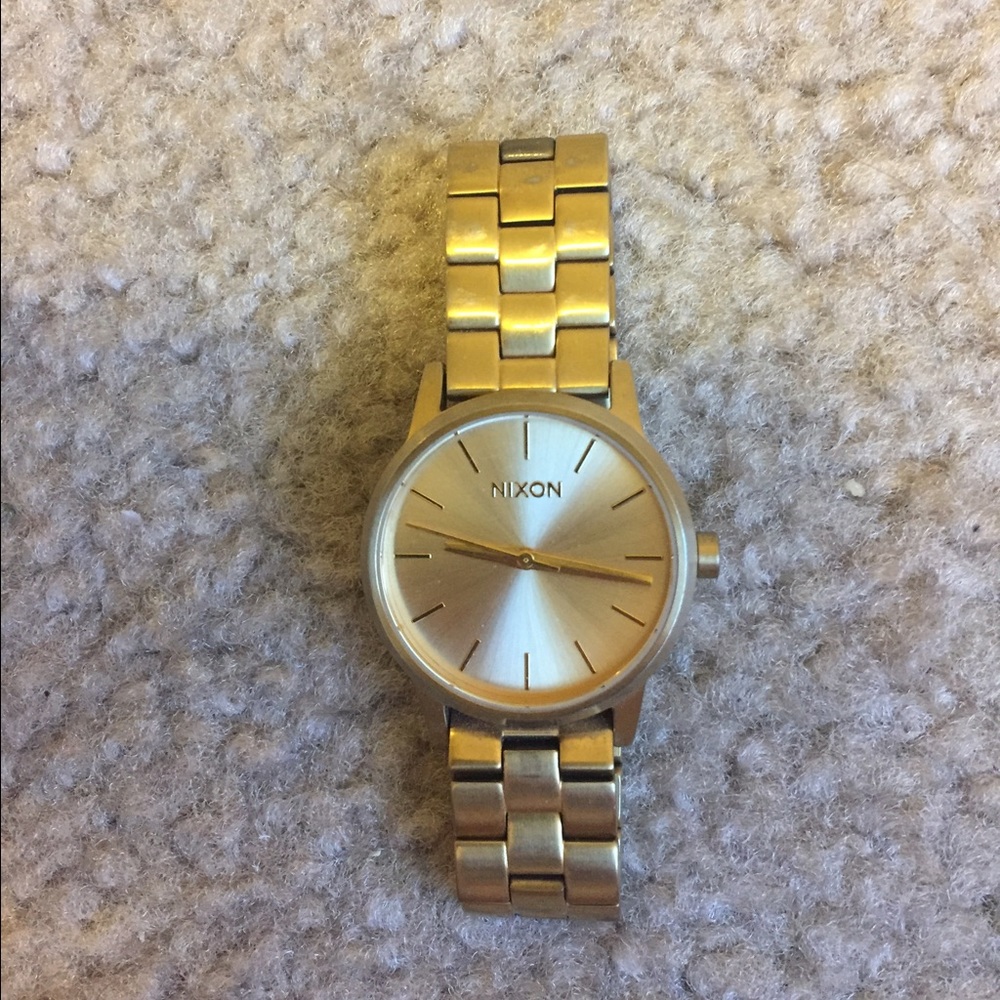 Nixon gold watch