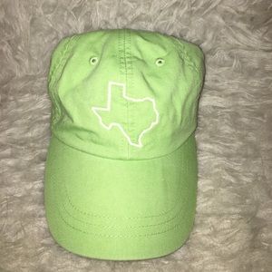 Women's Lime Green Texas Baseball Cap