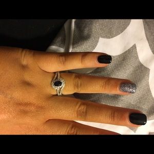 Royal blue stone ring