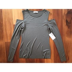 Bailey44 "Still The One" Cold shoulder top